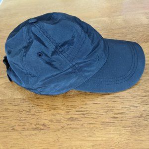Weekday Black Nylon Seven Panel Hat Baseball Cap